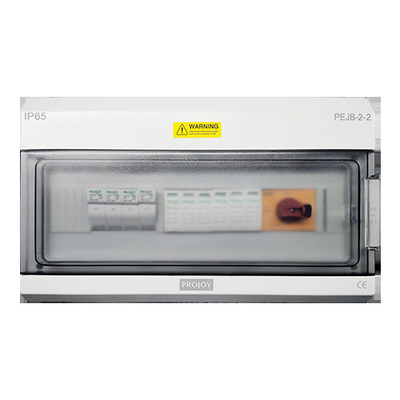 Polycarbonaatabs gelijkstroom 1000V 32A Zonnedoos 2 van de Koordcombine in 1 uit IP65