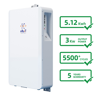 3000W de Cycli van het Lithiumion battery DOD 90% 6000 van de huisbatterij 5kw