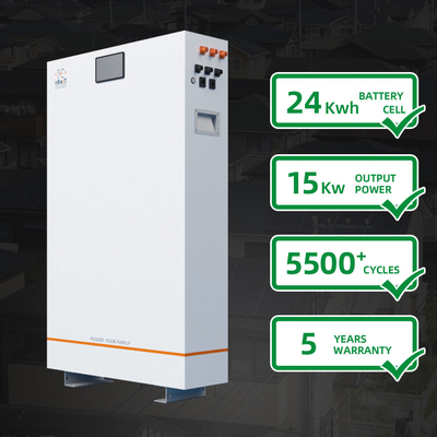 De populaire Navulbare van de de Opslag Diepe Cyclus van de Huishoudenenergie Zonnebatterij 24kwh