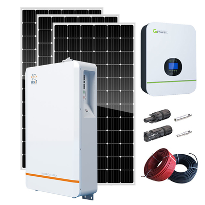 48V zonne het Zonnepaneelsysteem UN38.3 van het Elektrisch Systeem5kwh Huishouden