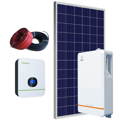 51.2V huishoudenzonnestelsel/Zonne het Daksysteem van 480Ah voor Huis 22.86Kg