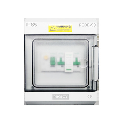 Polycarbonaatabs het Zonneac Zonne Elektrische Systeem IP66 230V van de Distributiedoos