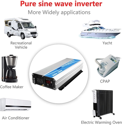 3000W zuivere de Machtsomschakelaar DC12V van de Sinusgolf aan AC120V met Afstandsbediening