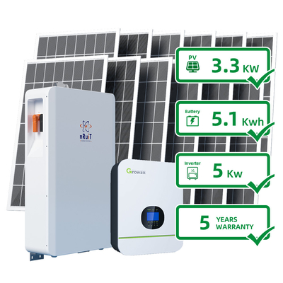 Huishouden Zonne van het Lithium Ion Battery Cell van het Netsysteem 10W 230VAC 60HZ