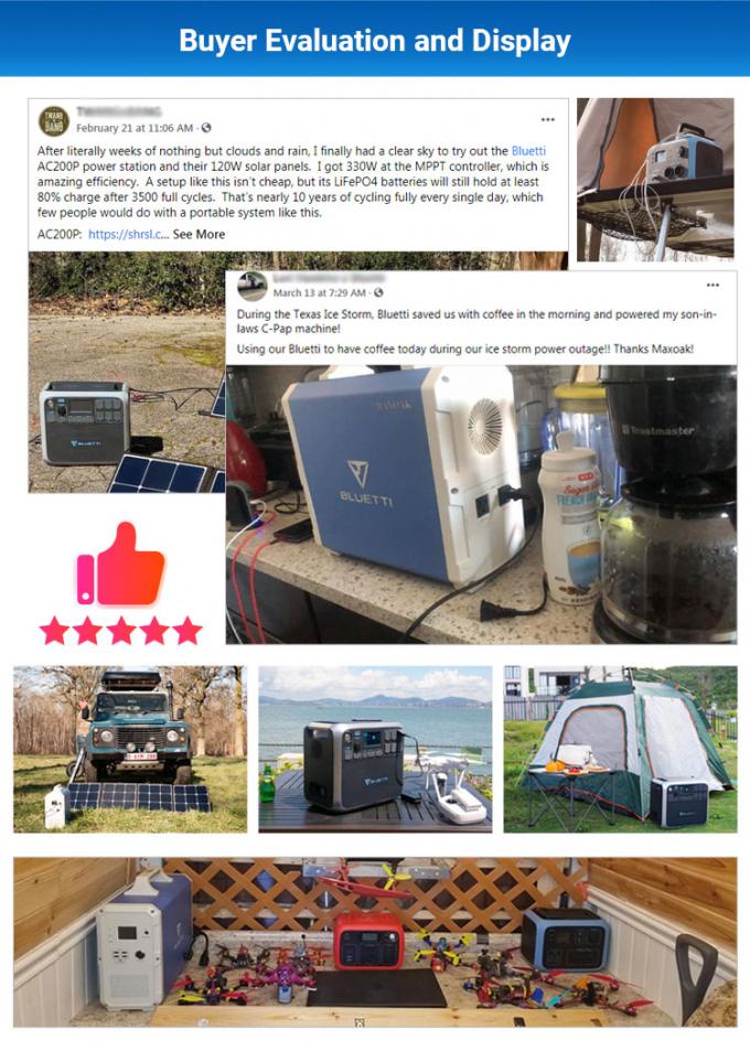 Zonne Draagbare het Systeemvoeding van 500W 10A voor het Kamperen 720Wh 3